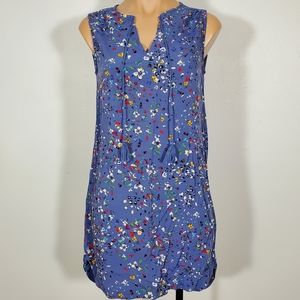 beachlunchlounge Blue Floral Patterned Dress